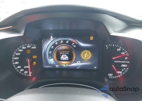 2019 Chevrolet Corvette Stingray z USA, uszkodzony, nr VIN 1G1YB2D78K5108705